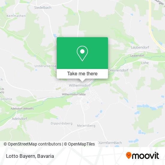 Lotto Bayern map