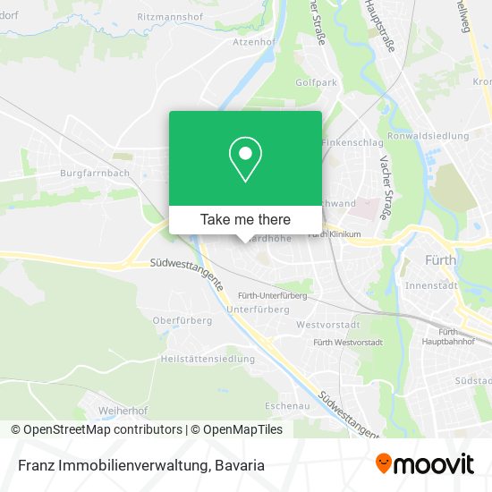 Franz Immobilienverwaltung map