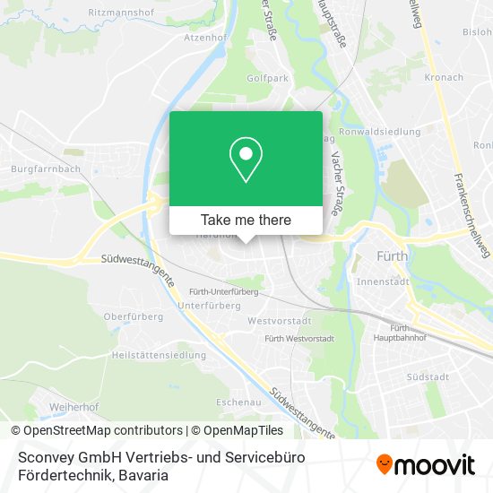 Sconvey GmbH Vertriebs- und Servicebüro Fördertechnik map