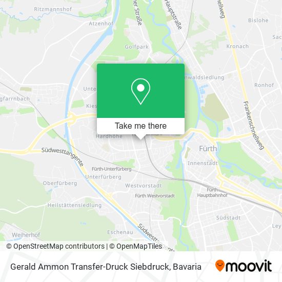 Gerald Ammon Transfer-Druck Siebdruck map