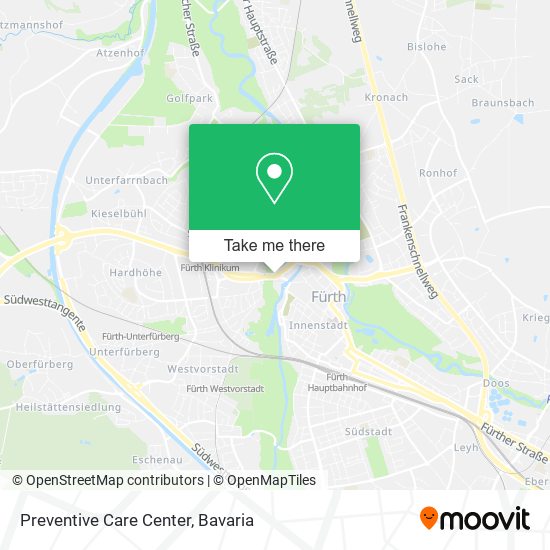 Preventive Care Center map