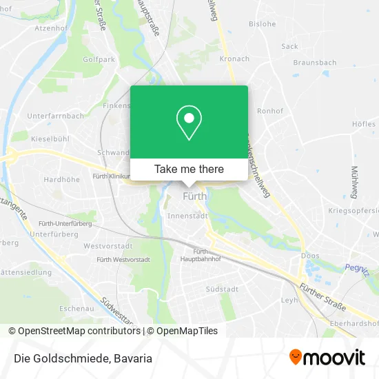 Карта Die Goldschmiede