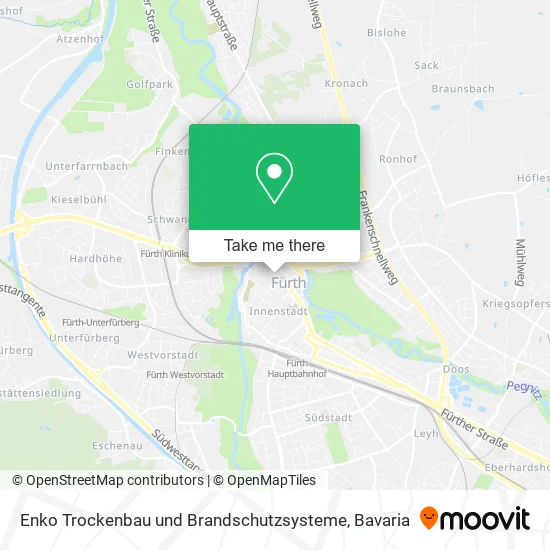 Карта Enko Trockenbau und Brandschutzsysteme