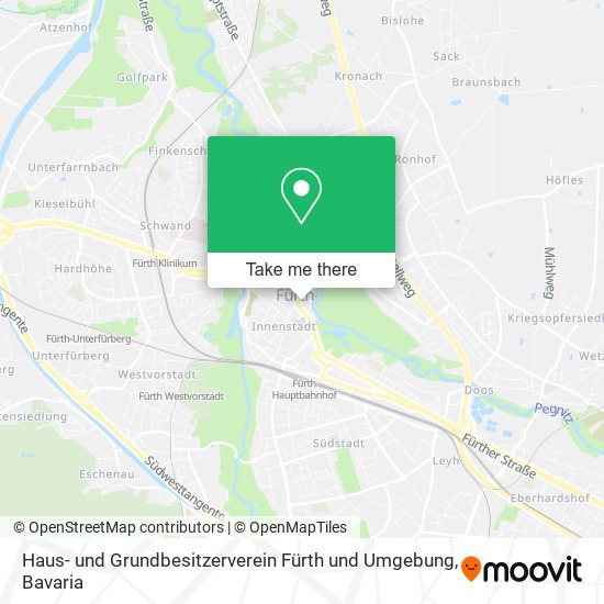 Haus- und Grundbesitzerverein Fürth und Umgebung map