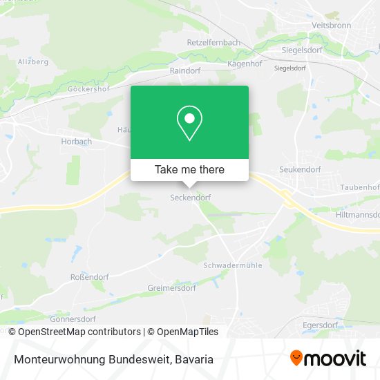 Monteurwohnung Bundesweit map