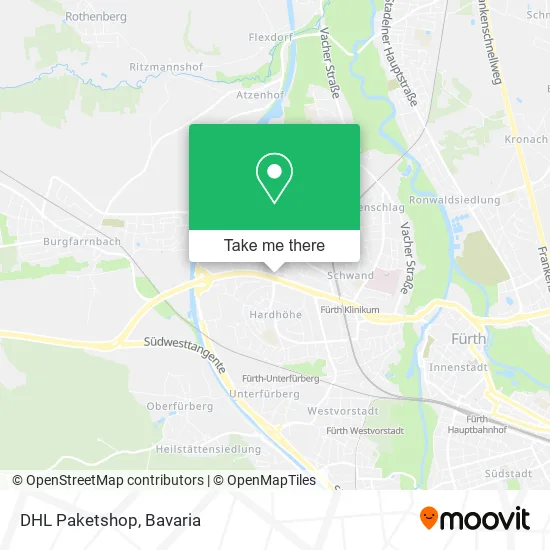 Карта DHL Paketshop