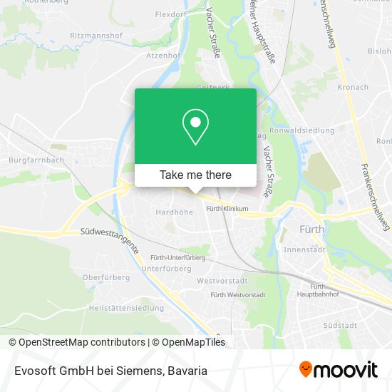 Evosoft GmbH bei Siemens map