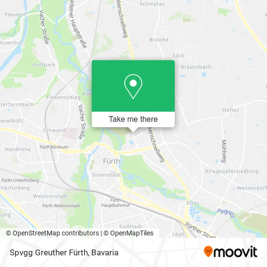 Карта Spvgg Greuther Fürth