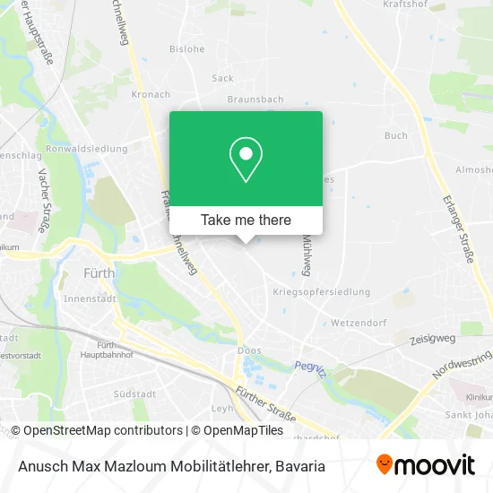 Карта Anusch Max Mazloum Mobilitätlehrer