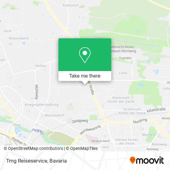 Tmg Reiseservice map