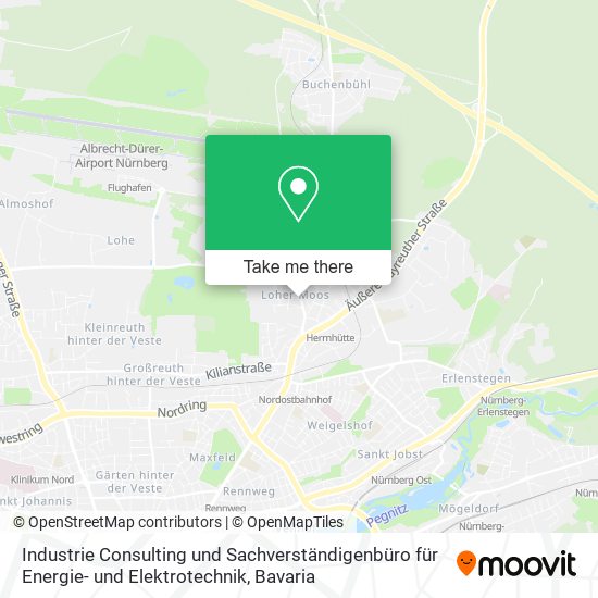 Industrie Consulting und Sachverständigenbüro für Energie- und Elektrotechnik map