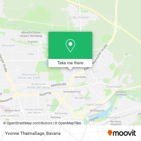 Карта Yvonne Thaimaßage