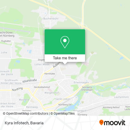 Kyra Infotech map