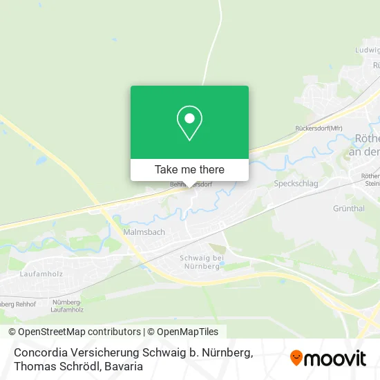 Concordia Versicherung Schwaig b. Nürnberg, Thomas Schrödl map