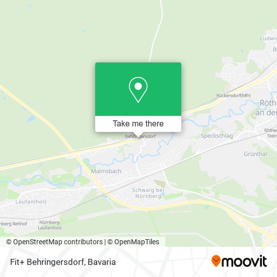 Fit+ Behringersdorf map