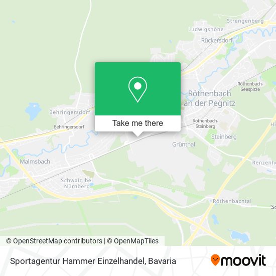 Sportagentur Hammer Einzelhandel map