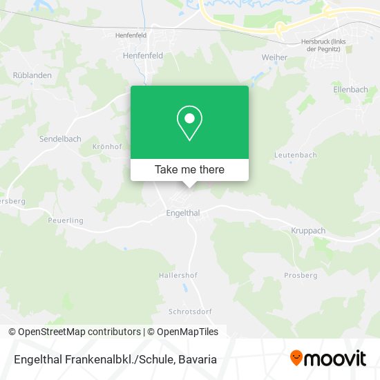 Карта Engelthal Frankenalbkl./Schule
