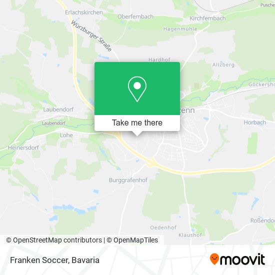 Franken Soccer map