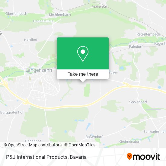 P&J International Products map