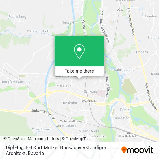 Dipl.-Ing. FH Kurt Mützer Bausachverständiger Architekt map