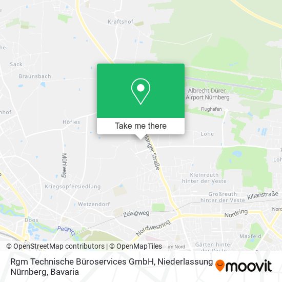 Rgm Technische Büroservices GmbH, Niederlassung Nürnberg map