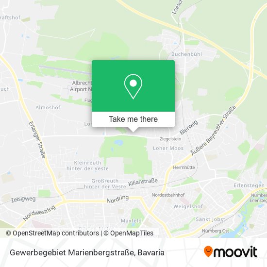 Gewerbegebiet Marienbergstraße map