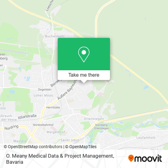 Карта O. Meany Medical Data & Project Management