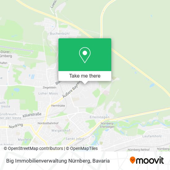 Карта Big Immobilienverwaltung Nürnberg