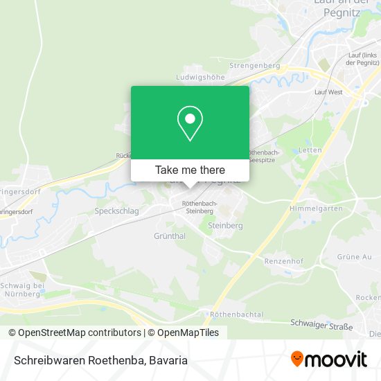 Schreibwaren Roethenba map