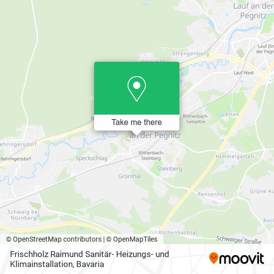 Карта Frischholz Raimund Sanitär- Heizungs- und Klimainstallation