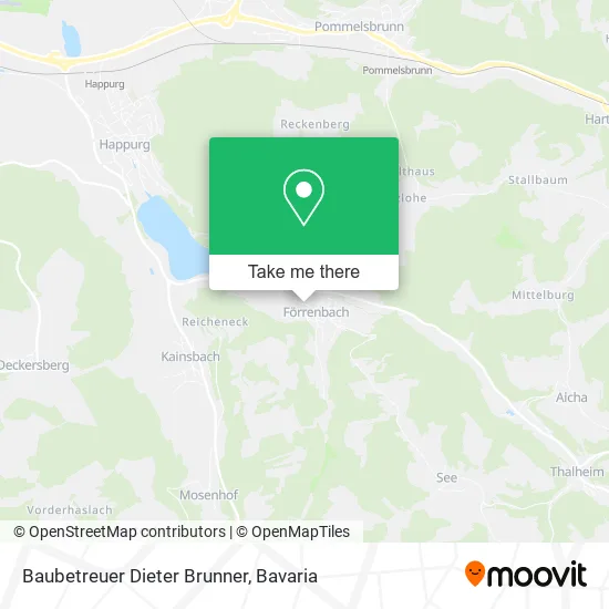 Карта Baubetreuer Dieter Brunner