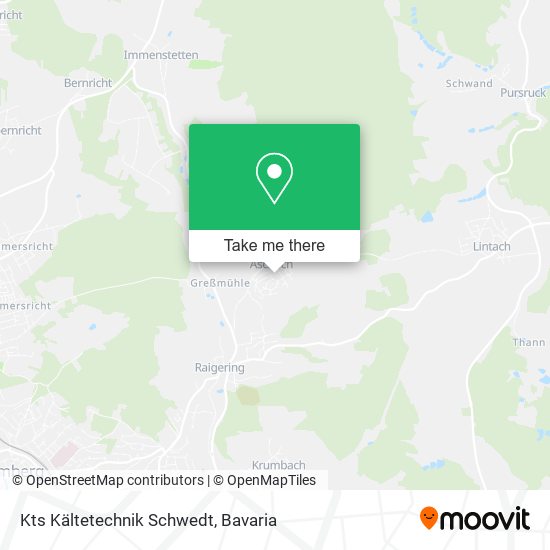 Kts Kältetechnik Schwedt map