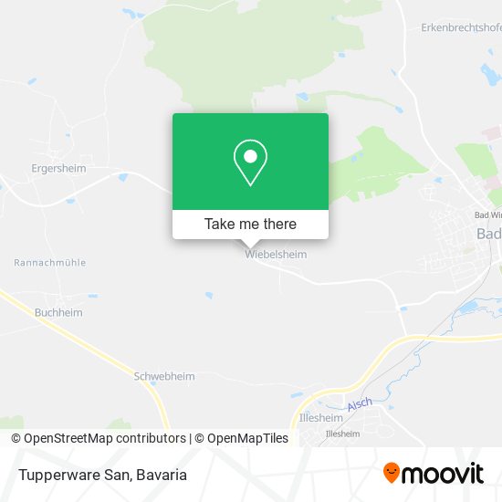 Tupperware San map