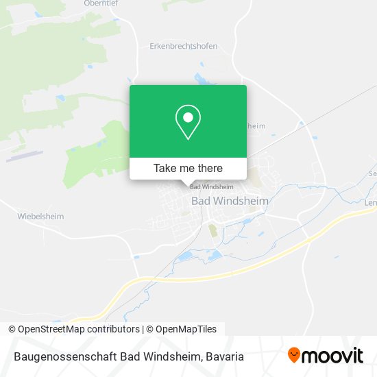 Baugenossenschaft Bad Windsheim map