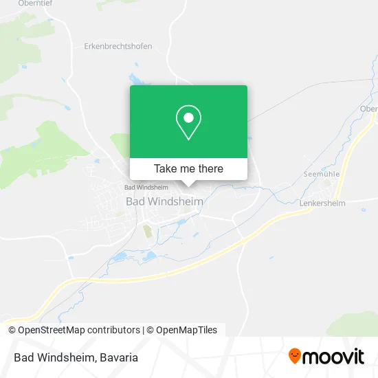 Карта Bad Windsheim