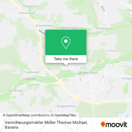Карта Versciherungsmakler Müller Thomas Michael