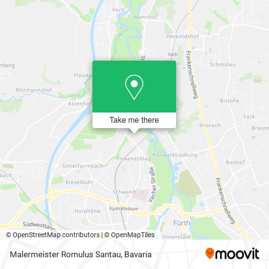 Malermeister Romulus Santau map