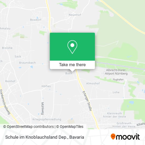 Schule im Knoblauchsland Dep. map