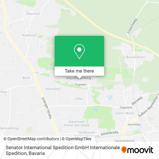 Senator International Spedition GmbH Internationale Spedition map