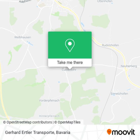 Gerhard Ertler Transporte map