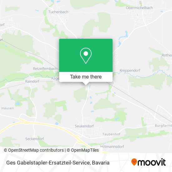 Карта Ges Gabelstapler-Ersatzteil-Service