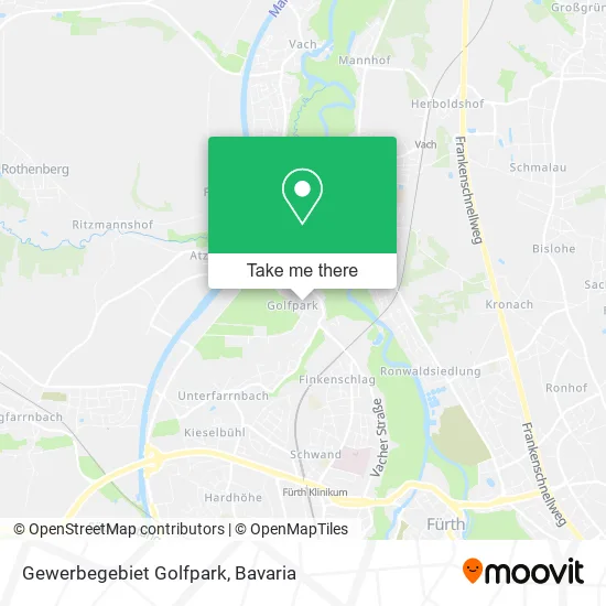Карта Gewerbegebiet Golfpark