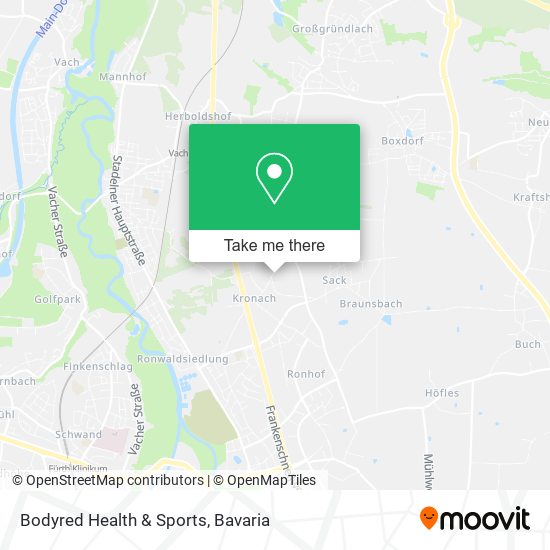 Bodyred Health & Sports map