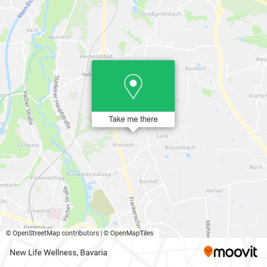 New Life Wellness map