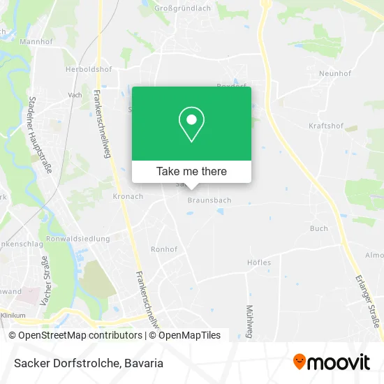 Карта Sacker Dorfstrolche