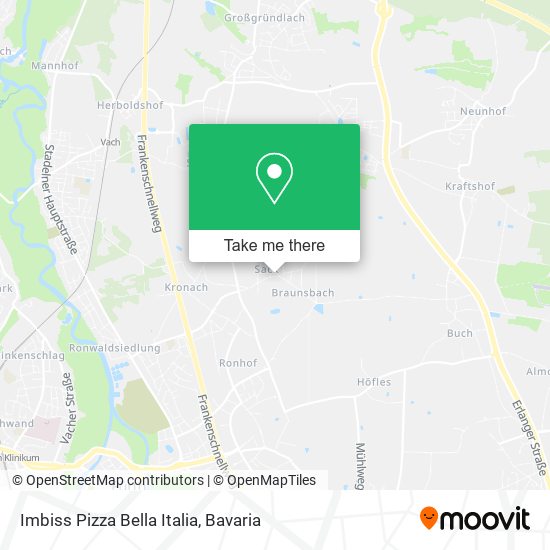 Imbiss Pizza Bella Italia map