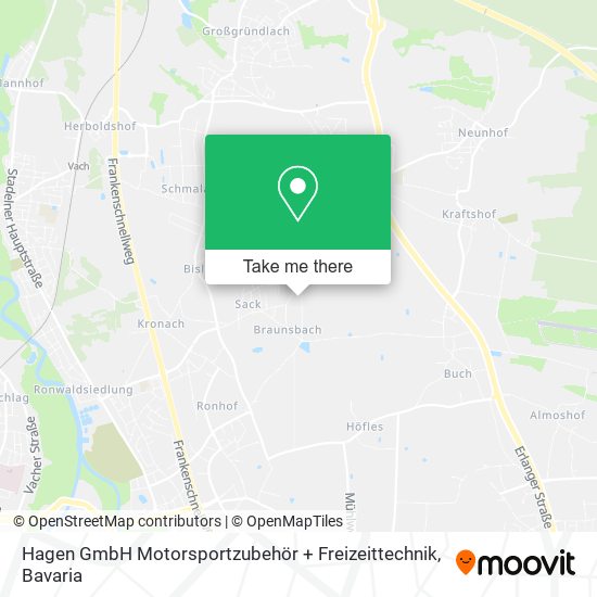 Карта Hagen GmbH Motorsportzubehör + Freizeittechnik