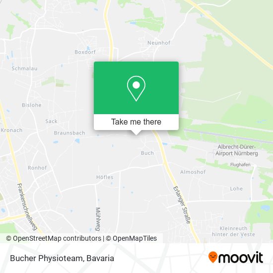 Bucher Physioteam map