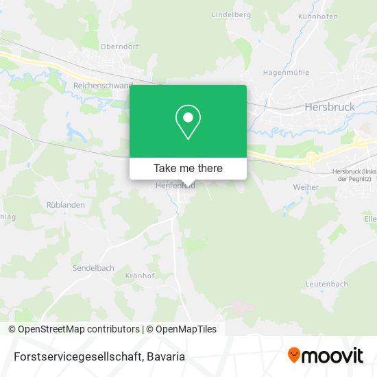 Forstservicegesellschaft map