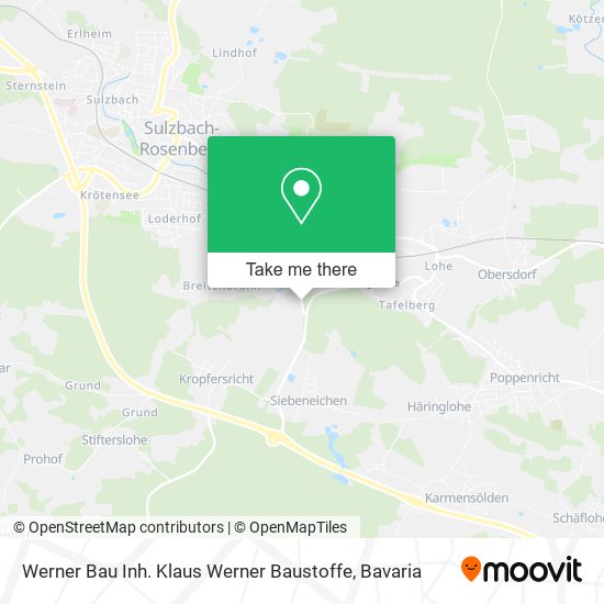 Werner Bau Inh. Klaus Werner Baustoffe map